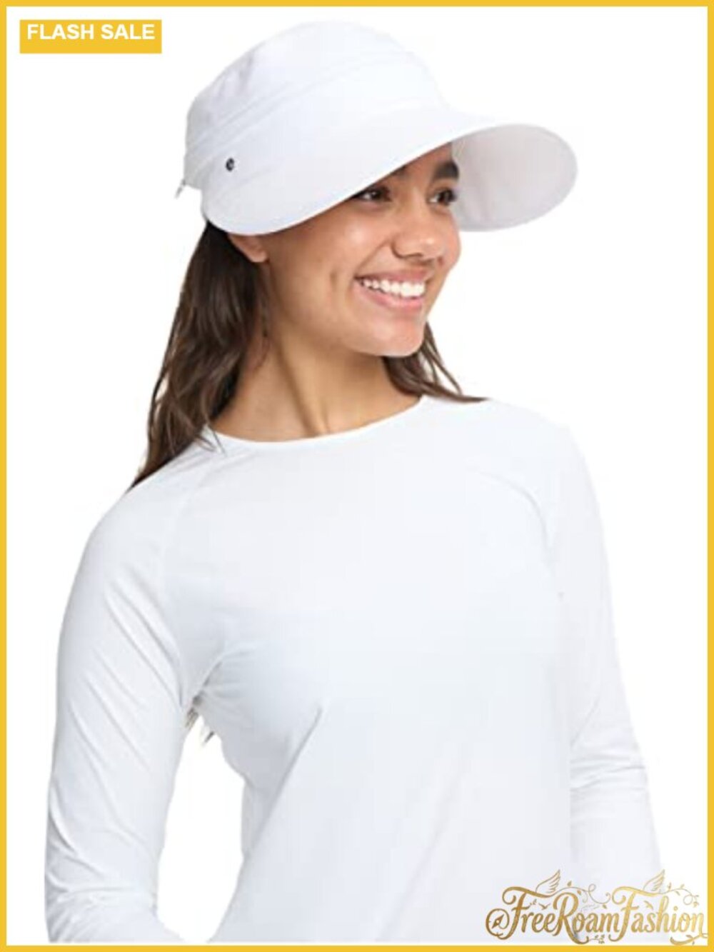 UPF 50+ Convertible Sun Visor Hat Packable Adjustable Outdoor Golf Hiking